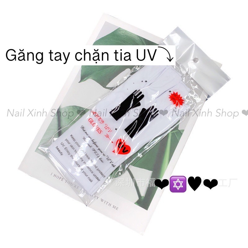 Bao tay hở ngón bảo vệ tay khỏi tia UV khi làm móng