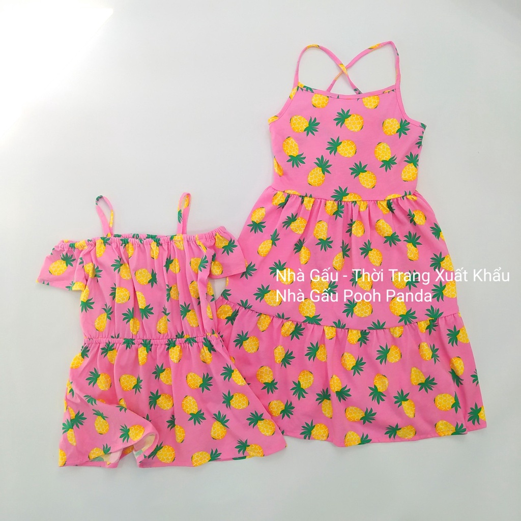 Đầm hồng quả thơm szie nhí PLACE BG22657