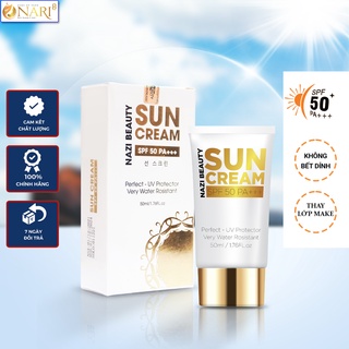 Kem chống nắng dưỡng da dưỡng trắng Nari Sun Cream bảo vệ làn da các tia cực tím UVA UVB. SPF 50 ++
