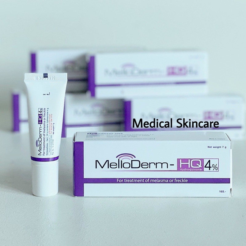 Kem Nám MelloDerm-HQ 4% Thái Lan Cho Da Nám, Tàn Nhang, Đồi Mồi