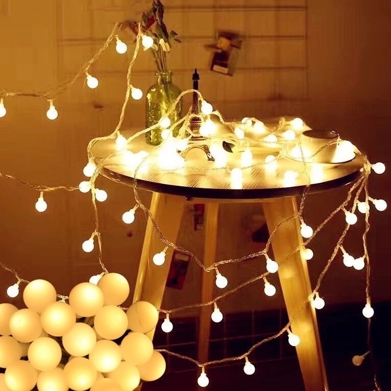 Dây Đèn LED Ánh Sáng Trắng Ấm Sạc USB Trang Trí Nhà Hàng / Tiệc Cưới / Giáng Sinh Năm Mới