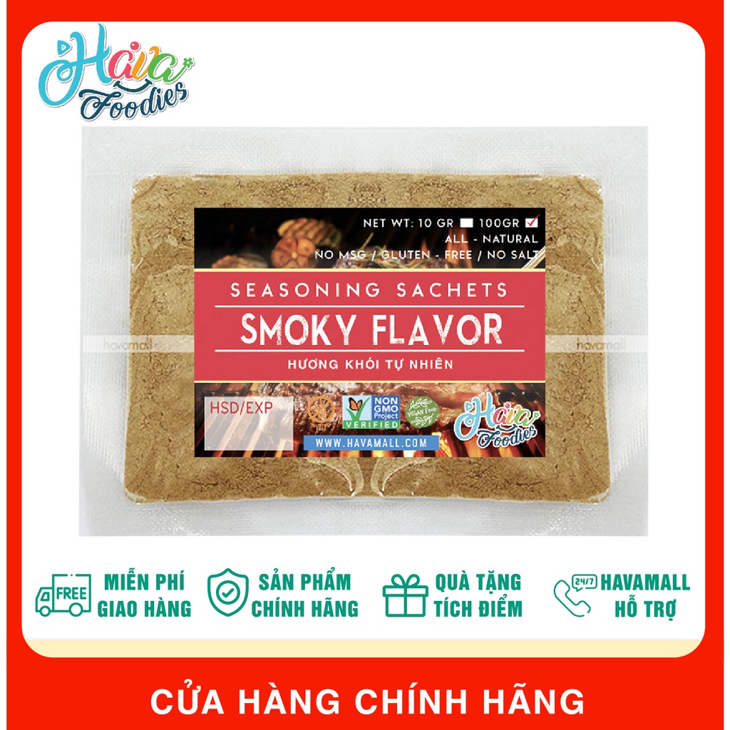 Bột Hương Khói Tự Nhiên Havafood Gói 100gr