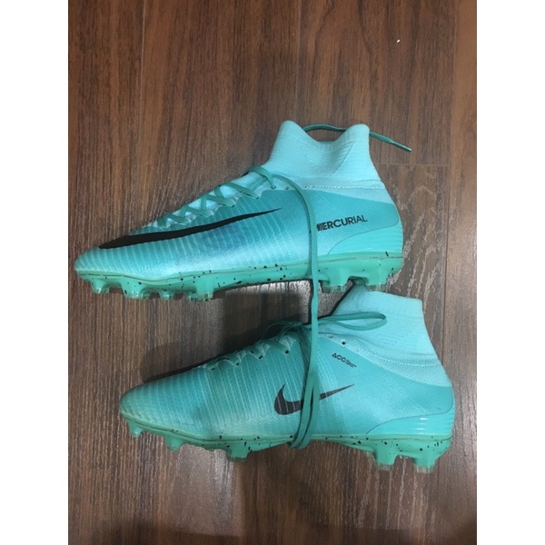 (2ndhand) Giày Nike Mercurial Vapor đinh FG xanh - size 42