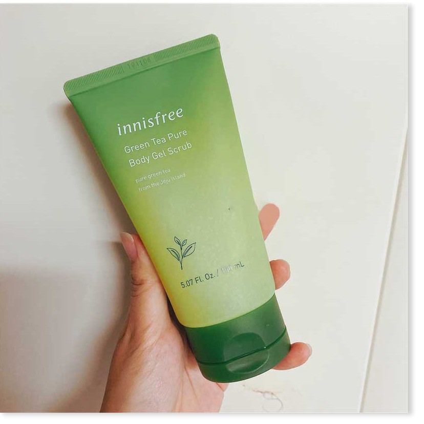 [Mã giảm giá tích lũy] Tẩy Tế Bào Chết Toàn Thân Innisfree Green Tea Pure Body Gel Scrub