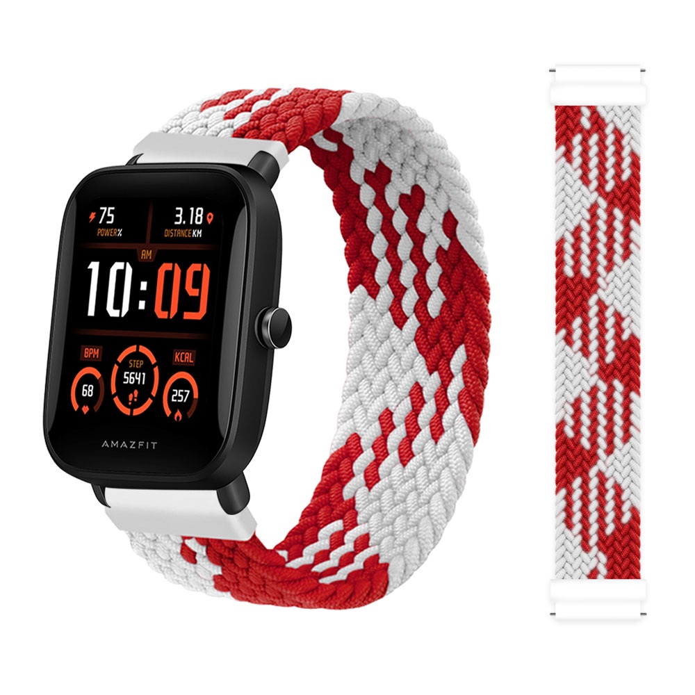 Dây đeo sợi Nylon 20mm cho đồng hồ thông minh Huami Amazfit Bip U Pro Xiaomi Amazfit Bip S Lite GTS 2 Mini GTR 42mm