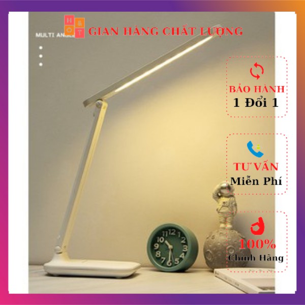 Đèn bàn học sạc tích điện pin trâu 3600mAh đèn led 3 chế độ ánh sáng trắng chống cận cho trẻ - Liketech 1.
