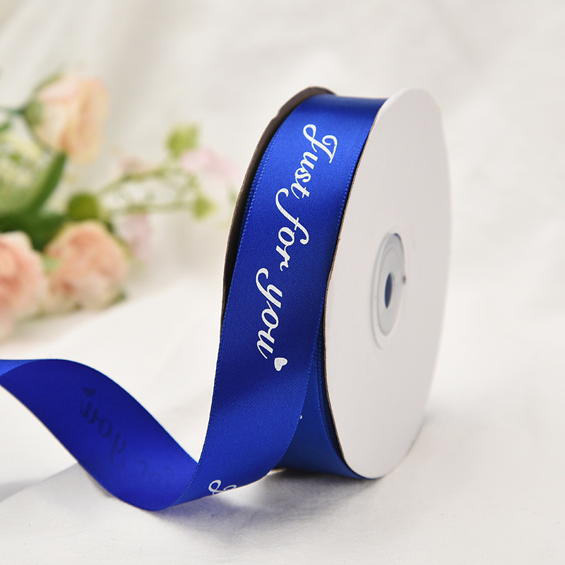Cuộn Dây Ruy Băng In Chữ just for you 10m / 25mm