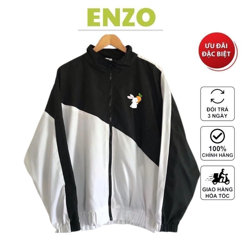 Áo khoác gió nam nữ 2 lớp cao cấp form rộng hàn quốc trẻ trung _ ENZO