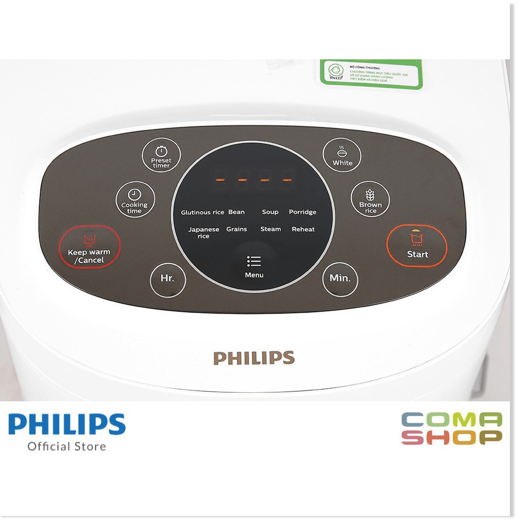 NỒI CƠM ĐIỆN TỬ PHILIPS HD4533/66 (1.8 LÍT) - HÀNG CHÍNH HÃNG BẢO HÀNH 24 THÁNG TOÀN QUỐC