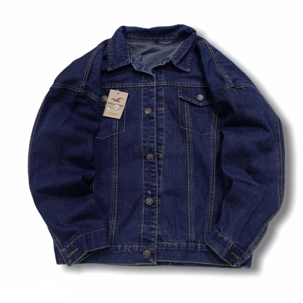 ÁO khoác jean màu đậm (Denim Jacket) UNISEX