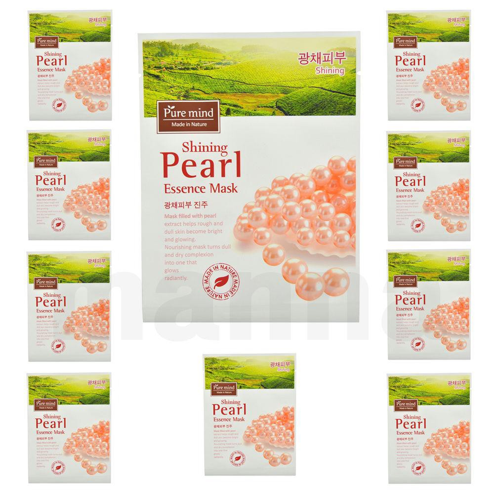 Mặt nạ Ngọc trai trắng sáng da Pure Mind Shining Pearl Essence Mask 23ml