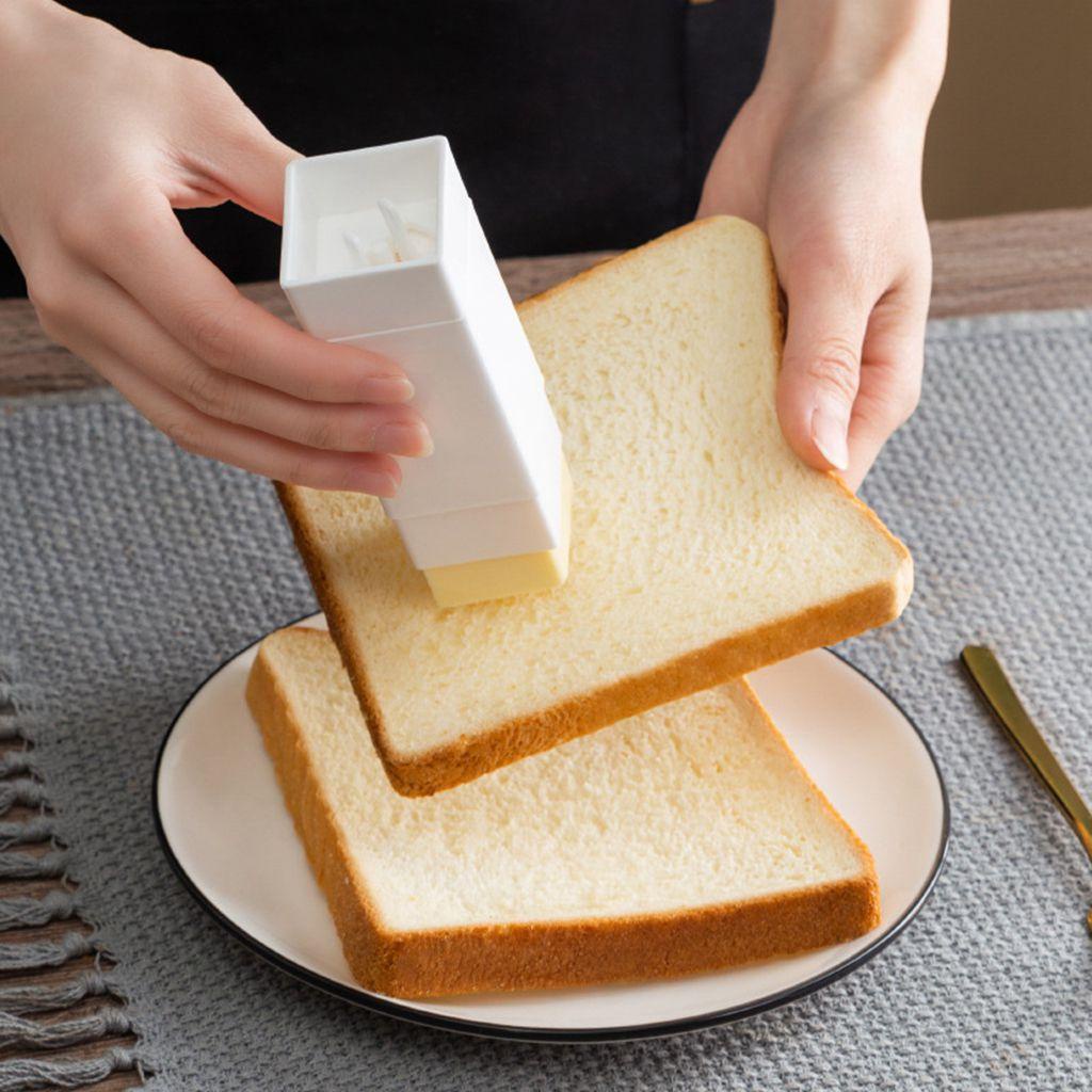 MOCHO Hộp Đựng Bơ Phô Mai Mini Màu Trắng Chống Bụi