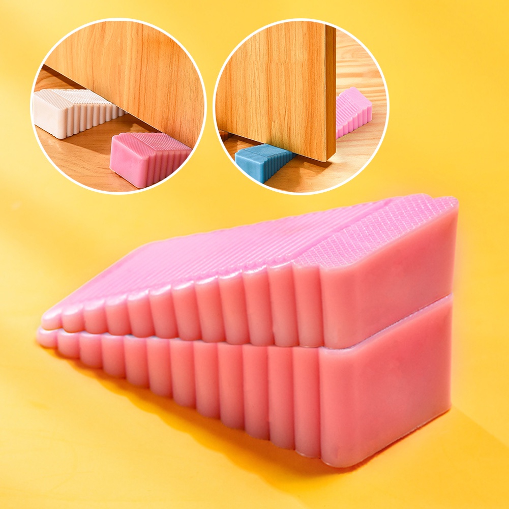 Dụng Cụ Chặn Cửa Bằng Silicone Nhiều Màu Chống Va Đập Tiện Dụng