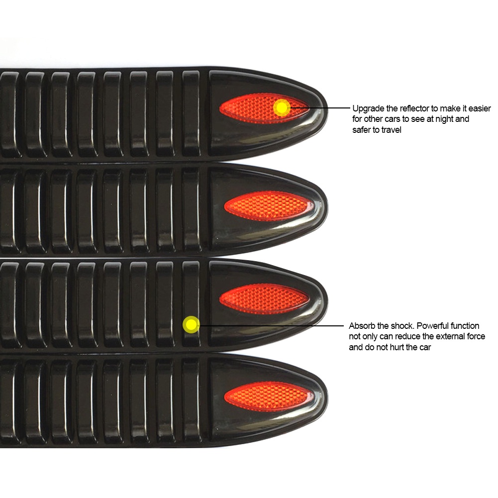 4 Miếng Cao Su Bảo Vệ Cản Trước Xe Ô Tô