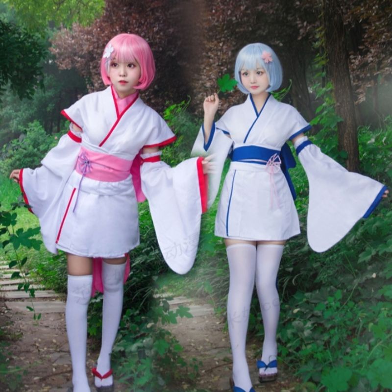 Set cosplay ram rem rezero phiên bản kid