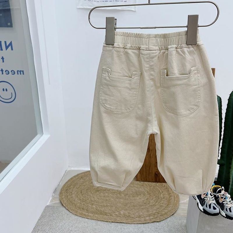 Quần Cotton Ống Rộng Mềm Mại Thoáng Khí Thời Trang Mùa Hè Cho Bé 0428