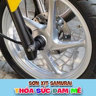 Sơn samurai màu bạc kim y3
