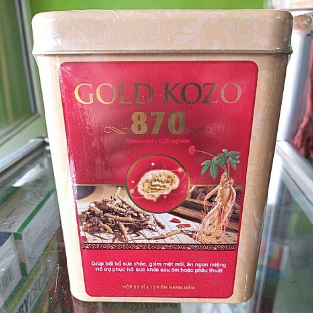 Sâm bổ  GOLD KOZO 870  hộp sắt
