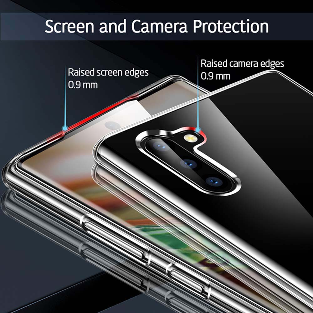 Soft Clear Case Samsung Galaxy Note 20 20Ultra 10Plus 10 9 8 5 10Lite S10Plus S9 Luxury Ultra Thin Silicone HD TPU Case Cover