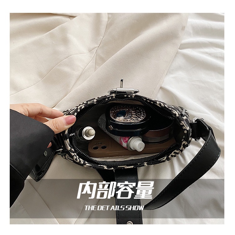 Túi Xách JASMIN NOIR Đeo Vai Vải Bạt Thời Trang Nữ Đơn Giản
