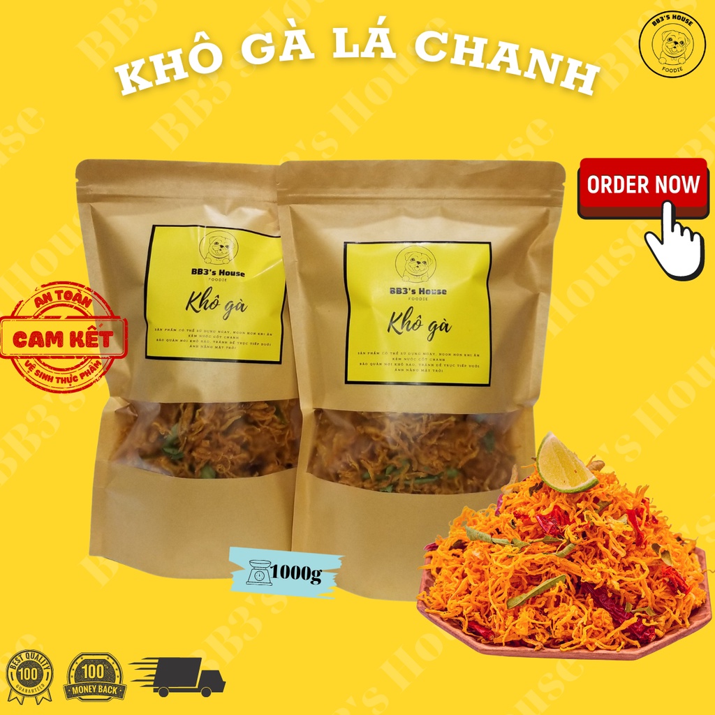 [Nhập mã BB3SUD1K] ƯU ĐÃI 1K cho 10 khách hàng -  Khô gà lá chanh (Loại 1) - Khô gà lá chanh mềm cam kết ATVSTP | BigBuy360 - bigbuy360.vn