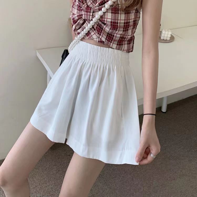 [LININ] Quần Short Culottes Lưng Cao Dáng Rộng Phong Cách Hàn Quốc Thời Trang Mùa Hè Cho Nữ