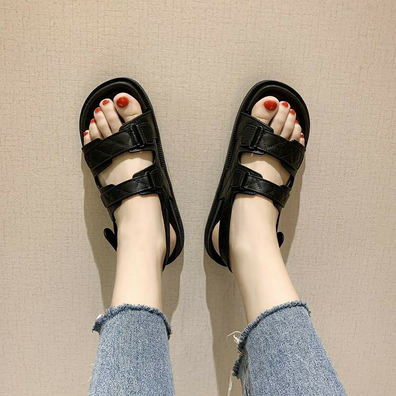 ( 3 MÀU ) Sandal Nữ Quai Ngang Cao Su Dẻo Mã 06 Cực Xinh Xắn Hot Trend Cho Các Nàng