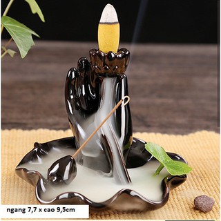 Tháp Trầm Hương An Nhiên MS02 Tặng 60 trầm nụ