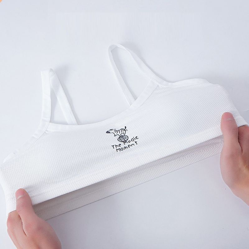 Wi Áo lót vải cotton Mềm Mại Hình Chữ U Tập Luyện Cho Nữ Tuổi Teen