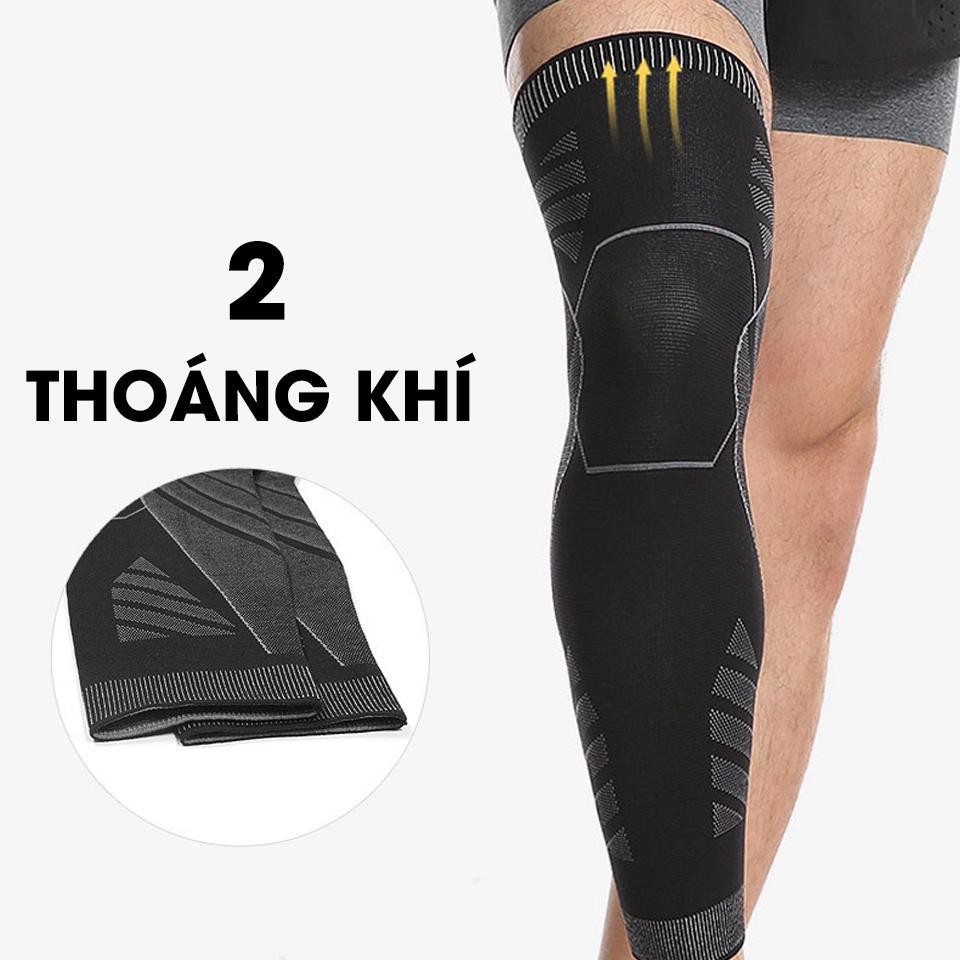 Đai bó ống chân chống nắng, giữ ấm, giảm chấn thương thể thao Aolikes AL7060 demnuoc0505