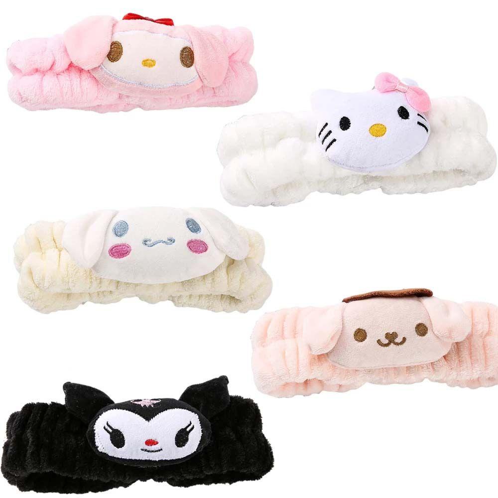 NICKOLAS Băng đô cài tóc rửa mặt Hình Thú Nhồi Bông Dễ Thương Cho Bé