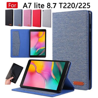 Bao da máy tính bảng nắp lật có giá đỡ cho Samsung Galaxy Tab A7 Lite 8.7 "Sm-T220 T225