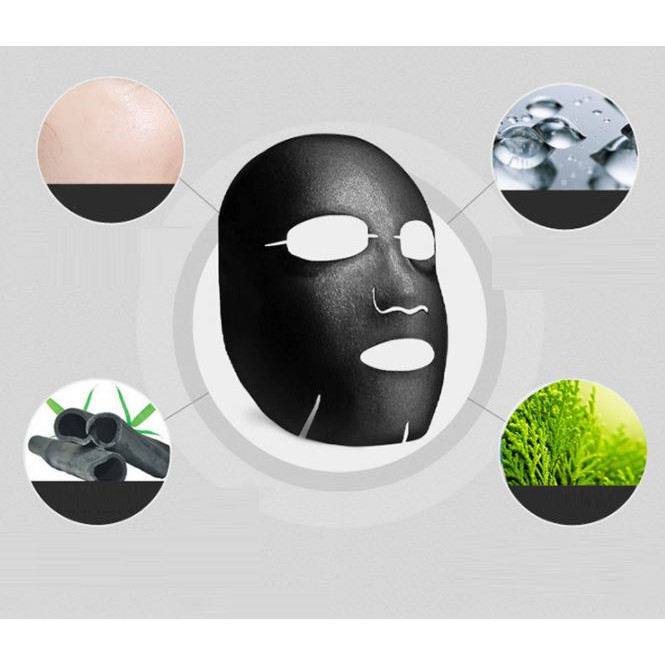 Mặt nạ Ốc Sên đen Bisutang - Snail Black Mask Mờ nếp nhăn - Đánh bay mụn đầu đen và tàn nhang