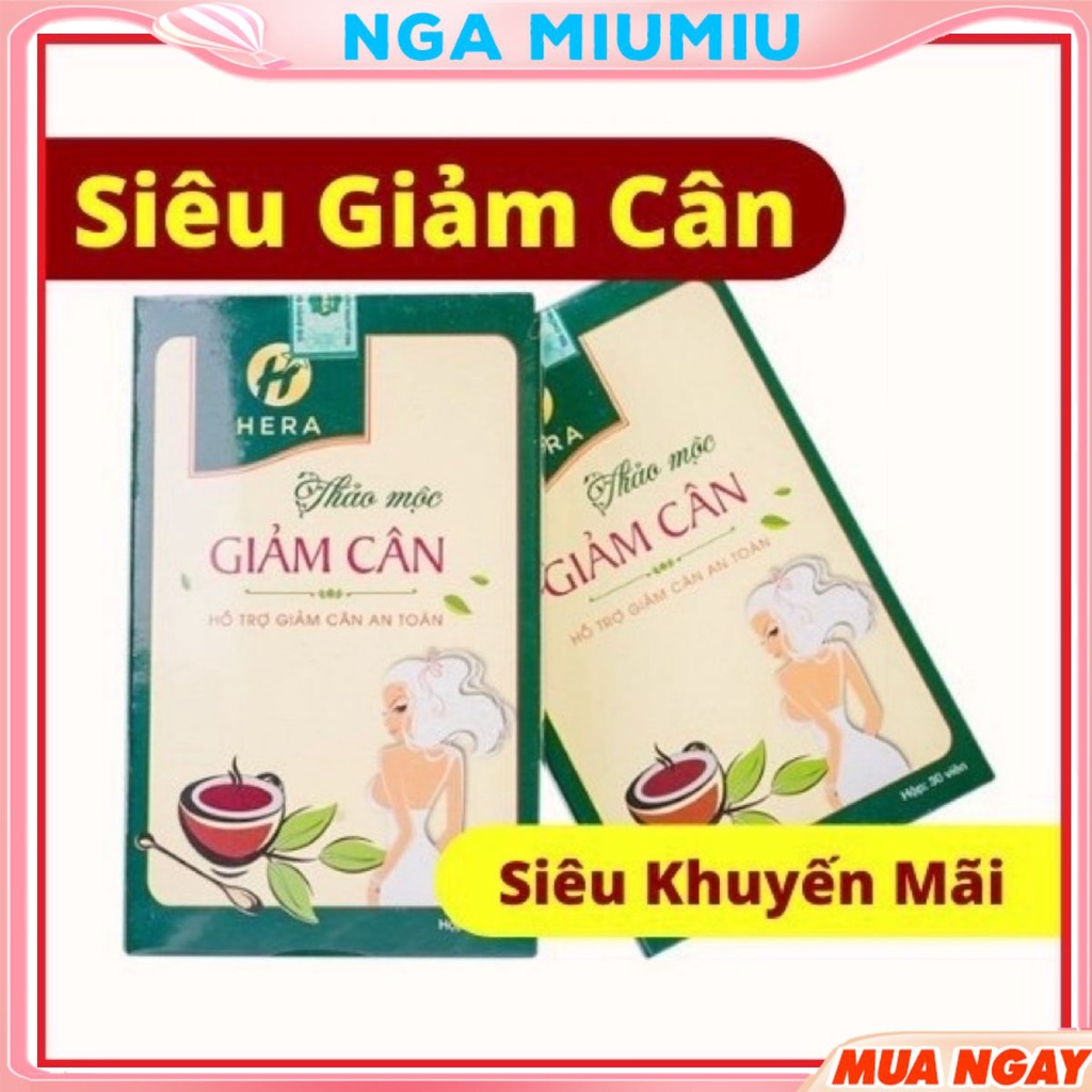 Thảo mộc Giảm cân Hera plus❤️Tặng quá Khủng❤️ trà giảm cân Hera giam can nhà