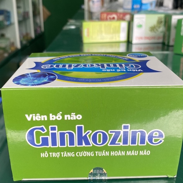 Viên Bổ Não Ginkozine -Giúp hoạt huyết, tăng cường tuần hoàn máu não giảm đau đầu, hoa mắt, chóng mặt, đau nửa đầu