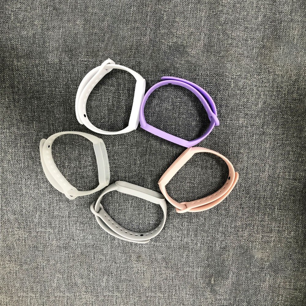 Dây cao su thay thế cho Vòng đeo tay Xiaomi Mi Band 5, không phù hợp Miband 3, Mi band 4