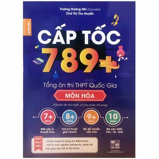 Sách - Cấp Tốc 789+ Tổng ôn thi THPT Quốc Gia Môn Hóa