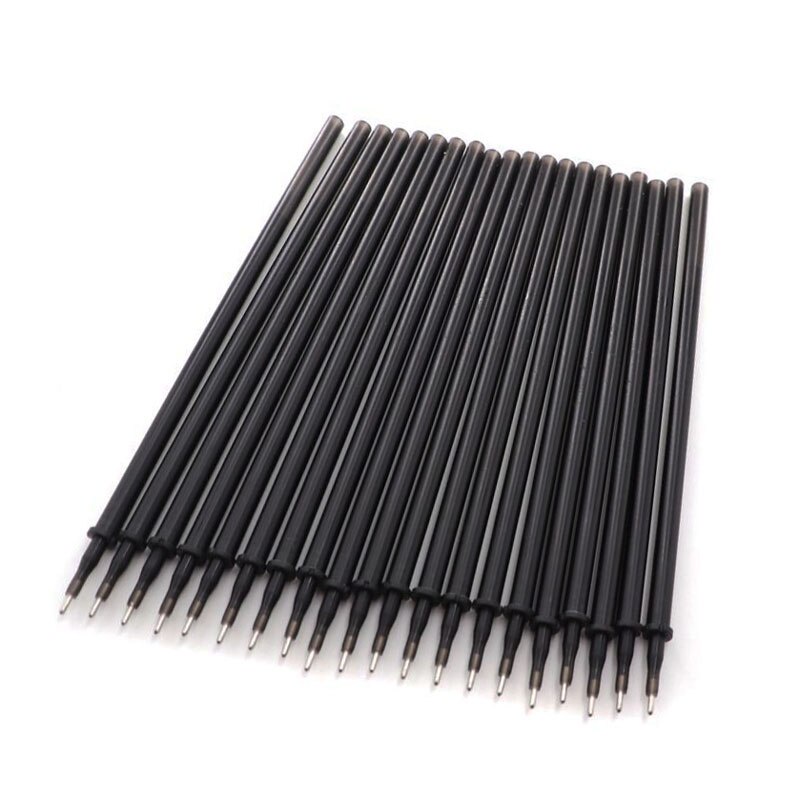 Bộ 12 cây bút bi viết mực gel màu đen / xanh dương ngòi 0.38mm xóa được tiện dụng