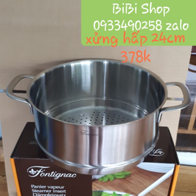 XỬNG HẤP 24CM nồi chảo Fontignac quà tặng Coopmart 2