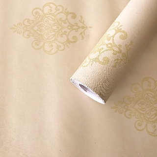 1m giấy dán tường hoa văn caro vàng có keo sẵn