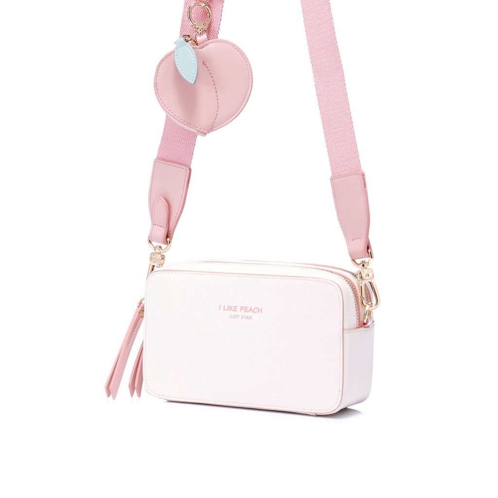 Túi xách dễ thương Just Star đẹp đeo chéo thời trang phom hộp charm xinh ViAnh Store 172455 173009