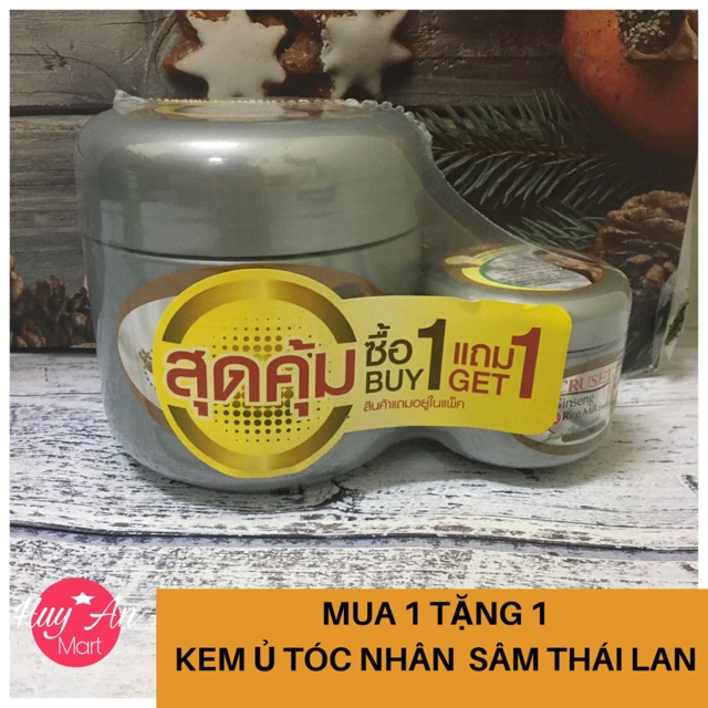 [MUA 1 TẶNG 1] Kem ủ tóc CRUSET nhân sâm Thái Lan 500ml tặng hũ nhỏ 40ml