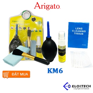 Bộ vệ sinh máy tính cao cấp 6 món arigato km6 | bộ vệ sinh laptop, đĩa cd/vcd, máy pc, máy ảnh