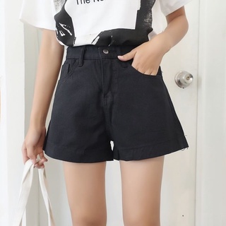 Quần short denim đen - DQ033