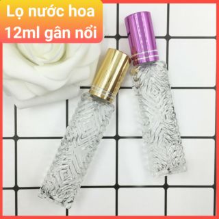 Lọ chiết nước hoa 12ml gân nổi / lo nuoc hoa