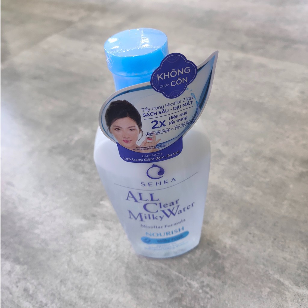 Nước Sữa Tẩy Trang Senka 2 Lớp All Clear Milky Water 230ml