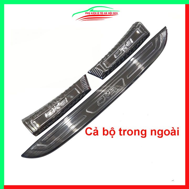 Ốp chống trầy cốp Mazda CX3 2021-2022 vân titan