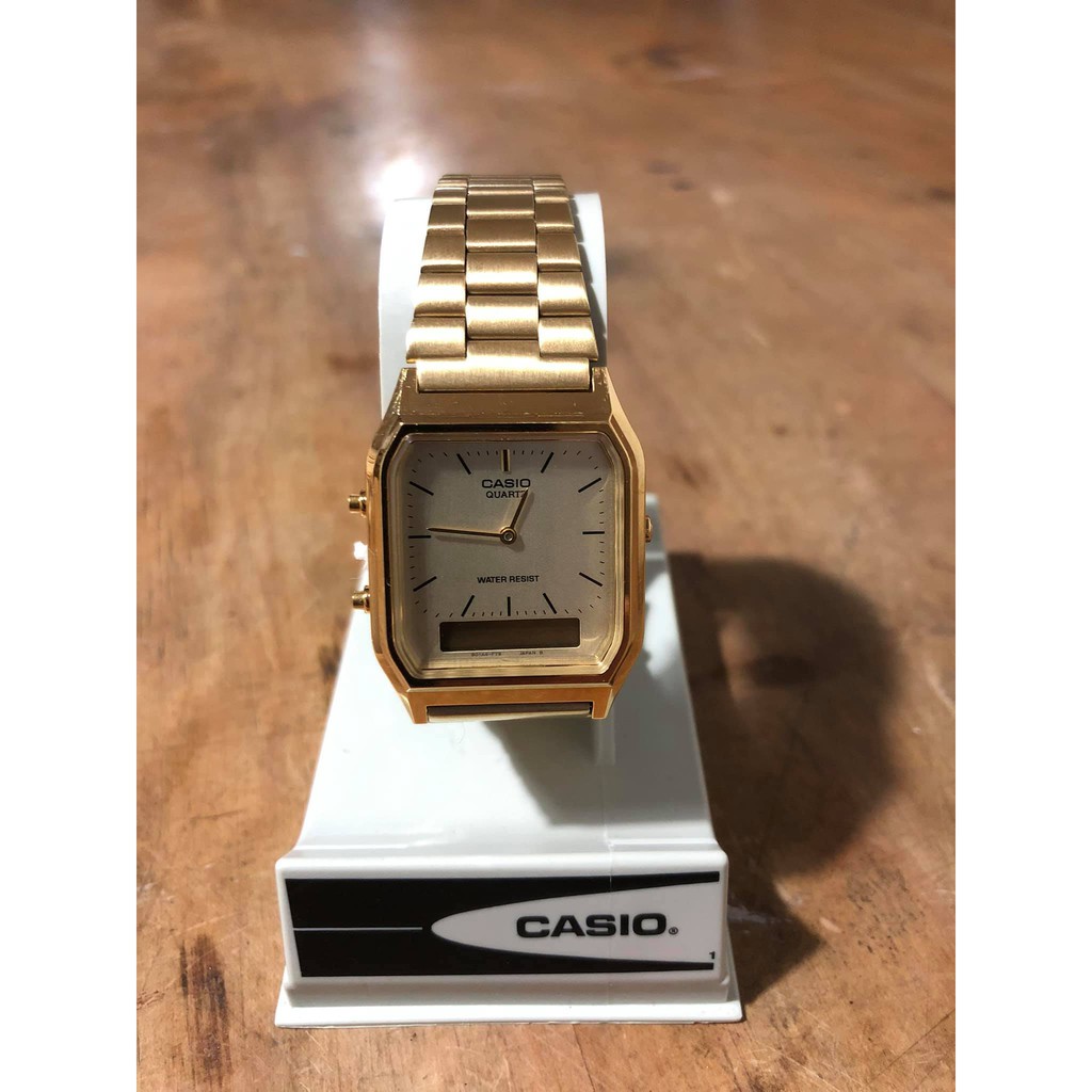Đồng hồ Casio Nam- Nữ AQ-230GA-9D gold