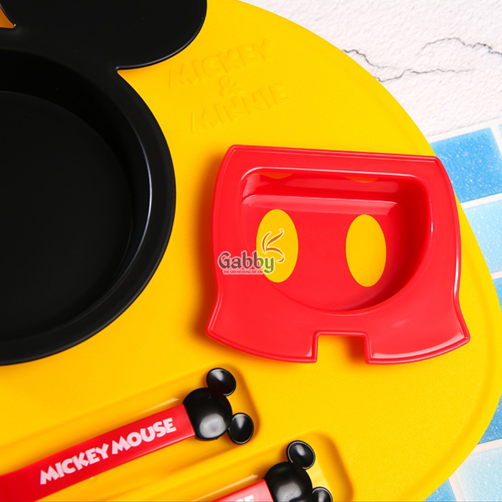 BỘ DỤNG CỤ ĂN DẶM LUNCH PLATE (Hình Mickey/ Minnie/ Pooh/ Donald)