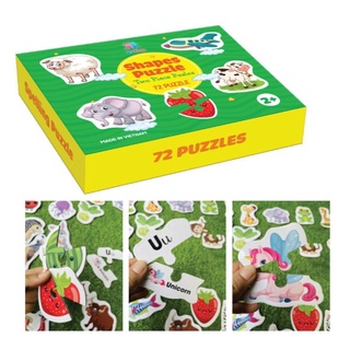 Bộ đồ chơi ghép hình tư duy 72 puzzle